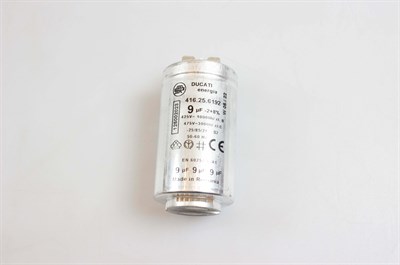 Start capacitor, Rex-Electrolux tumble dryer - 9 uF