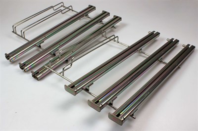 Telescopic oven rails, Siemens cooker & hobs (right and left, with 3 telescopic rails)