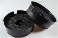 Carbon filter, Smeg cooker hood - 137 mm (2 pcs)