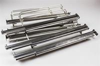 Telescopic oven rails, Pitsos cooker & hobs (right and left, with 3 telescopic rails)