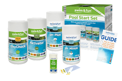Starter kit, Swim & Fun swimmingpool (chlorine free)