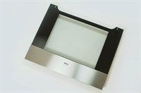 Oven door glass, Voss-Electrolux cooker & hobs - 465 mm x 590 mm x D1: 39 mm / D2: 4 mm