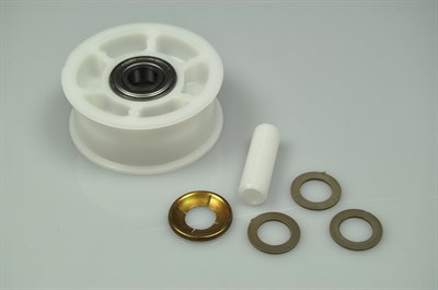 Jockey pulley, Husqvarna-Electrolux tumble dryer - 11,8-27,7 mm (complete)