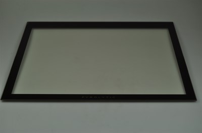 Oven door glass, De Dietrich cooker & hobs - 380 mm x 490 mm x 4 mm (inner glass)