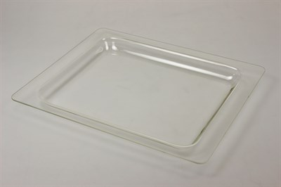 Oven baking tray, De Dietrich microwave - 29 mm x 395 mm x 325 mm
