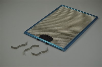Metal filter, Blomberg cooker hood - 10 mm x 329 mm x 238 mm (incl. filter support)