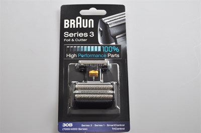 Cutter shaving head, Braun shaver - Black (30B - 7000/4000 Series)