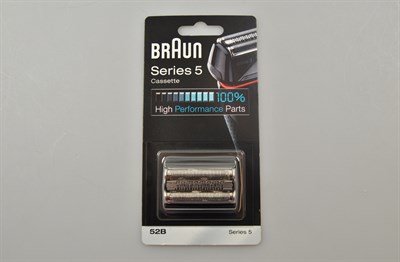 Cutter shaving head, Braun shaver - Black (52B)
