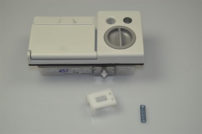 Detergent and rinse aid dispenser, Bosch dishwasher
