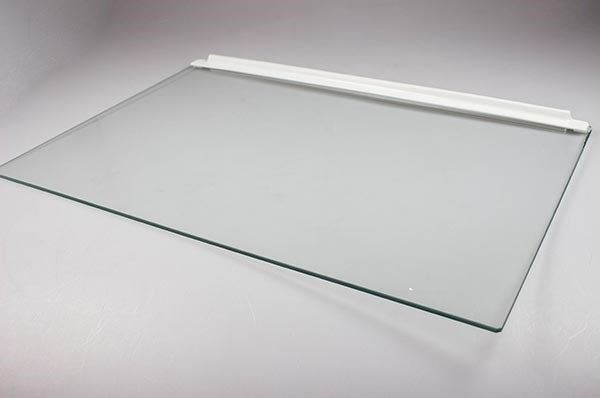 Zanussi Fridge Freezer Compartment Bottom Glass Shelf 402 x 255mm GENUINE 