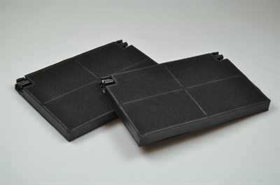 Carbon filter, Zanussi cooker hood - 228 mm x 150 mm (2 pcs)