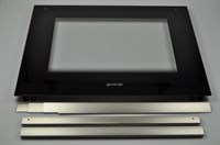 Oven door glass, Gorenje cooker & hobs - 458 mm x 595 mm x B:31 mm / A:5 mm