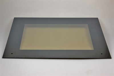 Oven door glass, Gram cooker & hobs - 444 mm x 594 mm x 4 mm (complete)