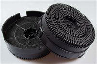 Carbon filter, TurboAir cooker hood - 137 mm (2 pcs)