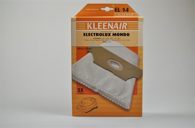 Vacuum cleaner bags, Electrolux vacuum cleaner - Kleenair EL14 - Mondo