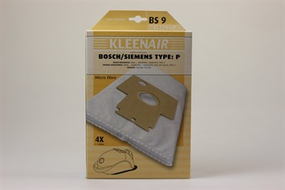 Vacuum cleaner bags, Siemens vacuum cleaner - Kleenair BS9 (type P)