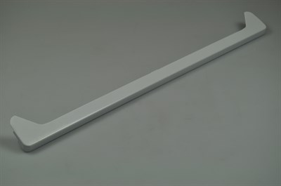 Glass shelf trim, Scholtes fridge & freezer - 12 mm x 465 mm x 22 mm (front)