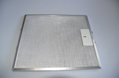 Metal filter, Indesit cooker hood - 9 mm x 305 mm x 265 mm