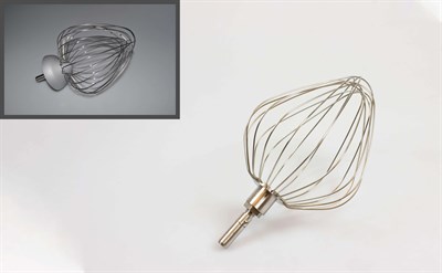 Balloon whisk, Delonghi kitchen machine & mixer (with lock ring)