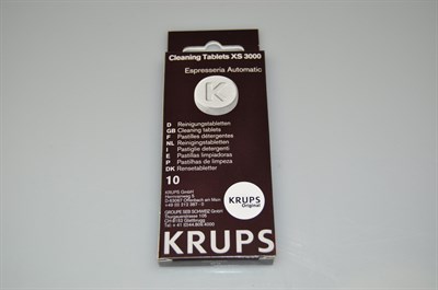 Cleaning tablets, Krups espresso machine - XS3000