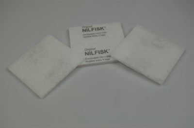 Filter, Nilfisk vacuum cleaner - 100 x 107 mm (front filter)