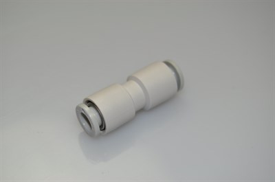 Connection piece tube, universal fridge & freezer (us style) - 6 mm (straight)