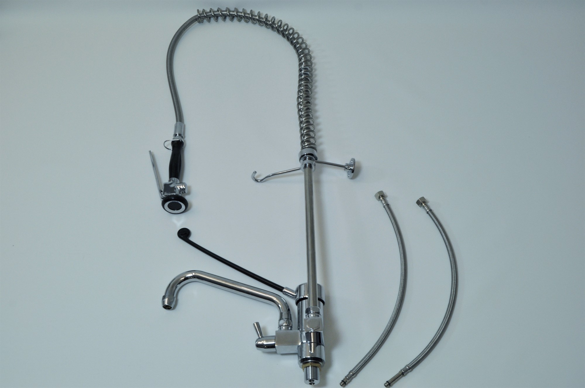 Prerinse sink sprayer, universal industrial dishwasher