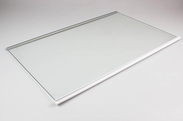 sparefixd Fridge Freezer Clear Glass Shelf 485 X 295mm for Hoover