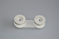 Basket wheel support, Westinghouse dishwasher (2 wheeled support)