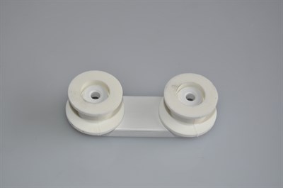 Basket wheel support, Zanussi dishwasher (2 wheeled support)